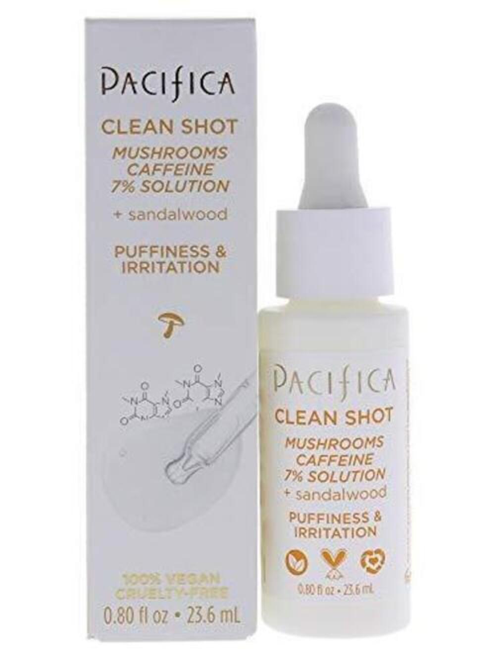 NEW PACIFICA Clean Shot Mushrooms and Caffeine 7 Percent 0.8 FL OZ